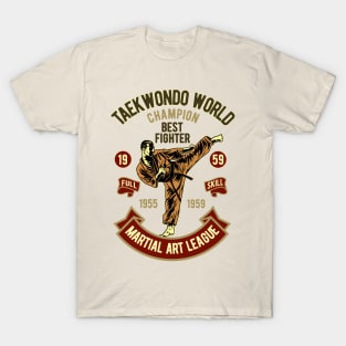 Vintage Taekwondo World T-Shirt